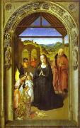 Dieric Bouts The Adoration of Angels oil on canvas